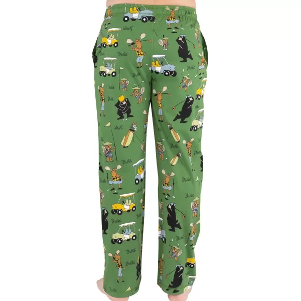 Lazy One Pajama Pants For Men Mens Separate Bottoms Lounge Pants Funny HumorousGolf Green Mens Pajama Pants