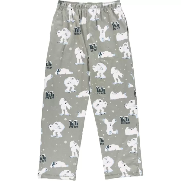 Lazy One Pajama Pants For Men Mens Separate Bottoms Lounge Pants Funny HumorousGrey Yeti for Bed Pajama Pants