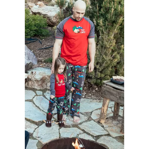 Lazy One Pajama Pants For Men Mens Separate Bottoms Lounge Pants Funny HumorousHappy Camper Pajama Pants