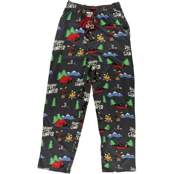 Lazy One Pajama Pants For Men Mens Separate Bottoms Lounge Pants Funny HumorousHappy Camper Pajama Pants
