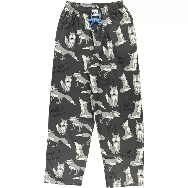Lazy One Pajama Pants For Men Mens Separate Bottoms Lounge Pants Funny HumorousHowl of a Night Pajama Pants