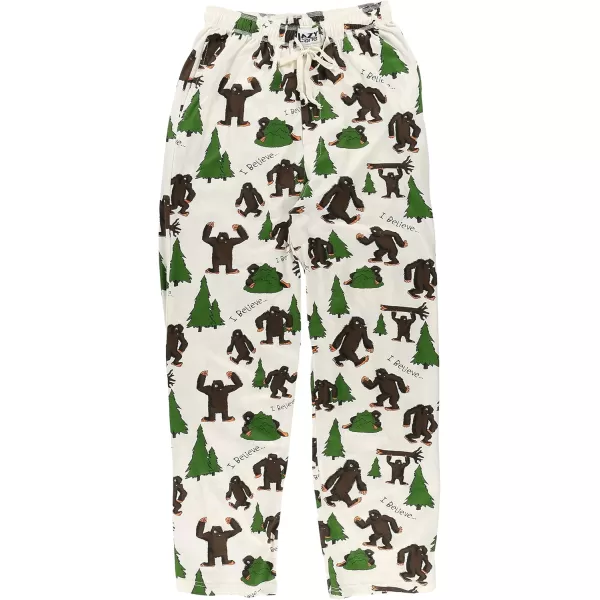 Lazy One Pajama Pants For Men Mens Separate Bottoms Lounge Pants Funny HumorousI Believe Bigfoot Mens Pajama Pants