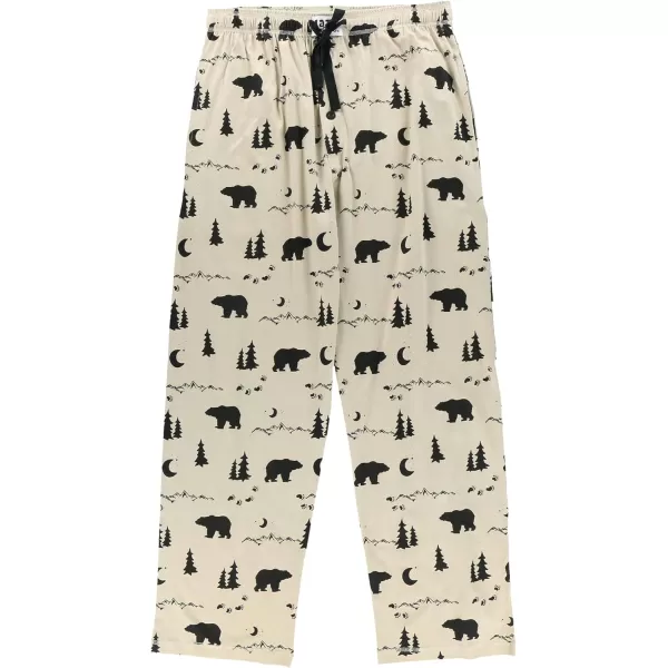 Lazy One Pajama Pants For Men Mens Separate Bottoms Lounge Pants Funny HumorousMountain Bear Pajama Pants