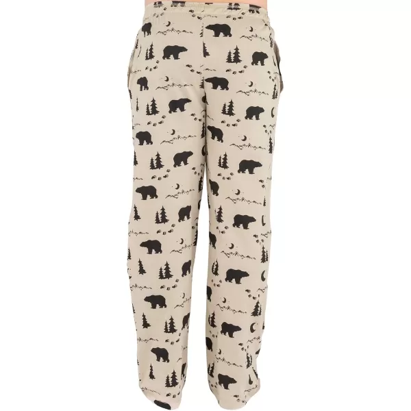 Lazy One Pajama Pants For Men Mens Separate Bottoms Lounge Pants Funny HumorousMountain Bear Pajama Pants