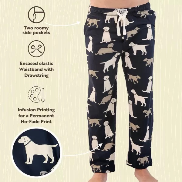 Lazy One Pajama Pants For Men Mens Separate Bottoms Lounge Pants Funny HumorousNavy Blue