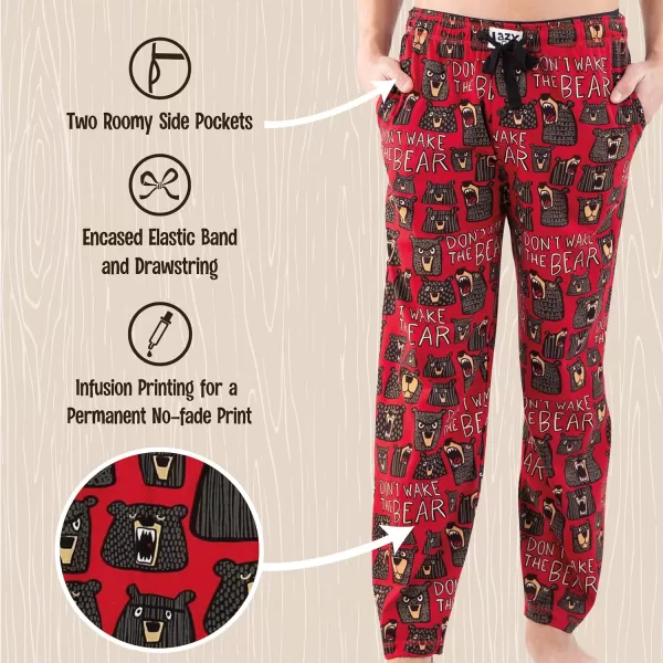 Lazy One Pajama Pants For Men Mens Separate Bottoms Lounge Pants Funny HumorousRed