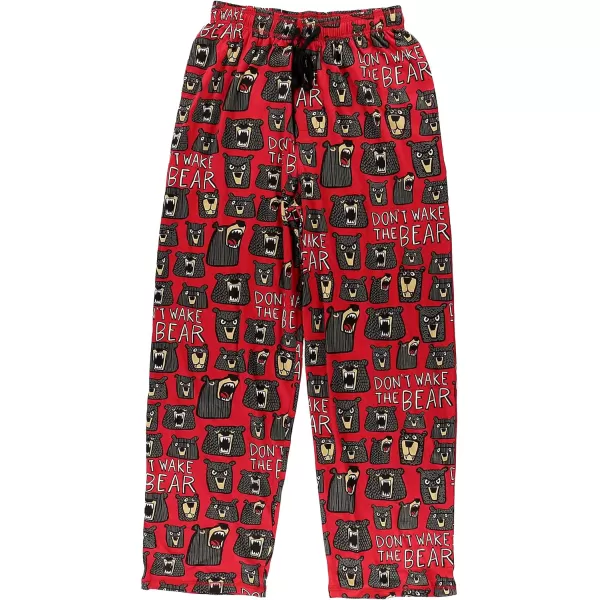 Lazy One Pajama Pants For Men Mens Separate Bottoms Lounge Pants Funny HumorousRed