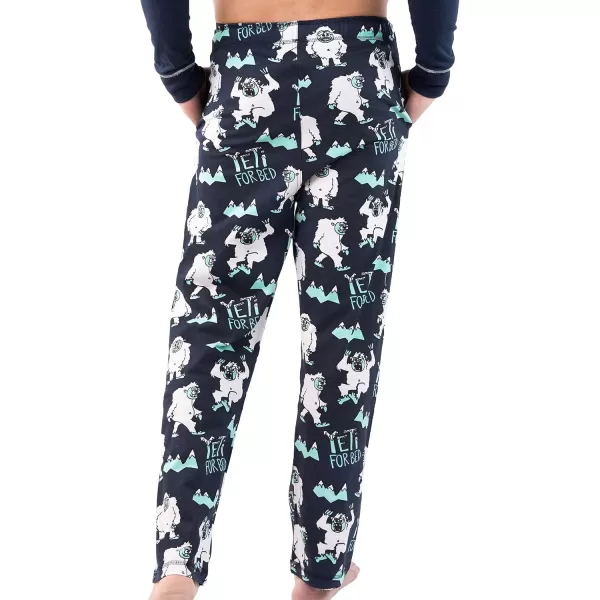 Lazy One Pajama Pants For Men Mens Separate Bottoms Lounge Pants Funny HumorousYeti for Bed Mens Pajama Pants