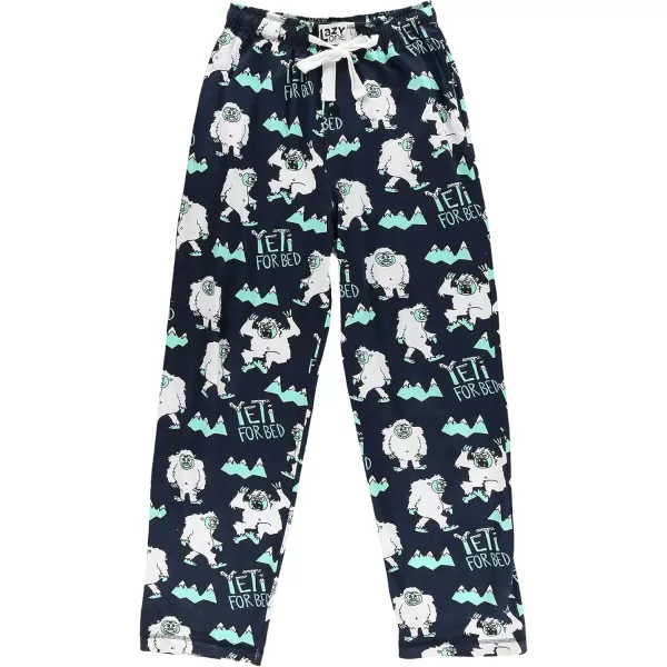 Lazy One Pajama Pants For Men Mens Separate Bottoms Lounge Pants Funny HumorousYeti for Bed Mens Pajama Pants