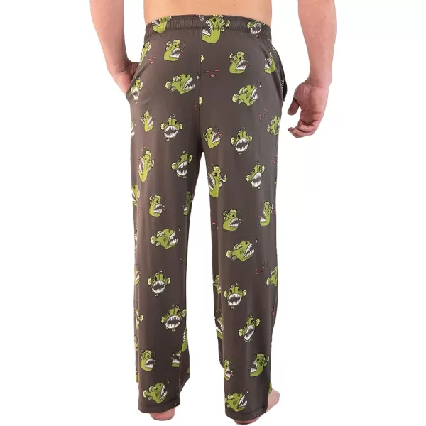 Lazy One Pajama Pants For Men Mens Separate Bottoms Lounge Pants FunnyAngler Fish Pajama Pants