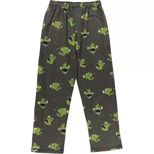 Lazy One Pajama Pants For Men Mens Separate Bottoms Lounge Pants FunnyAngler Fish Pajama Pants