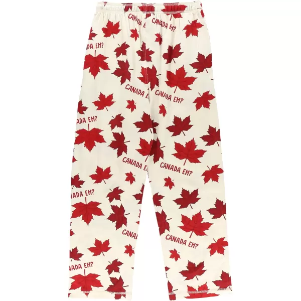 Lazy One Pajama Pants For Men Mens Separate Bottoms Lounge Pants FunnyCanada Eh Pajamas Pants