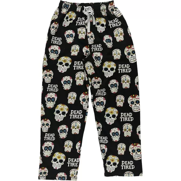 Lazy One Pajama Pants For Men Mens Separate Bottoms Lounge Pants FunnyDead Tired Pj Pant L