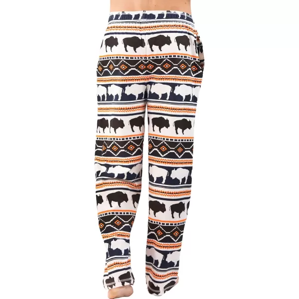 Lazy One Pajama Pants For Men Mens Separate Bottoms Lounge Pants FunnyWhite black Buffalo Fair Isle Mens Pants