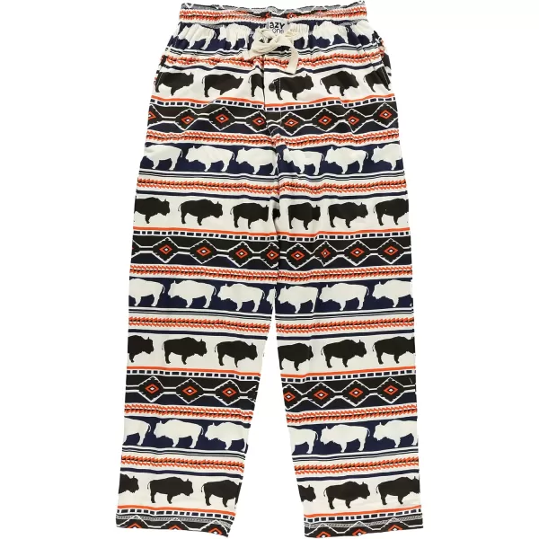 Lazy One Pajama Pants For Men Mens Separate Bottoms Lounge Pants FunnyWhite black Buffalo Fair Isle Mens Pants