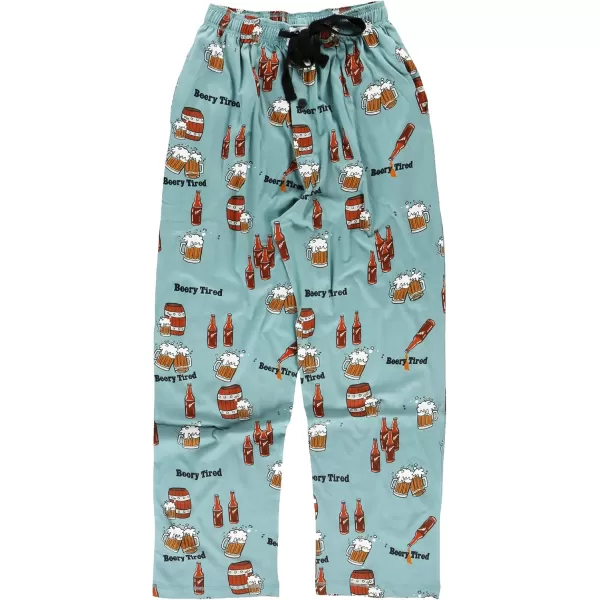 Lazy One Pajama Pants For Men Mens Separate Bottoms Lounge PantsBeery Tired Pajama Pants