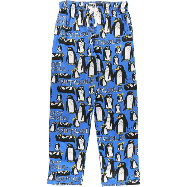 Lazy One Pajama Pants For Men Mens Separate Bottoms Lounge PantsOut Cold Penguin Pajama Pants