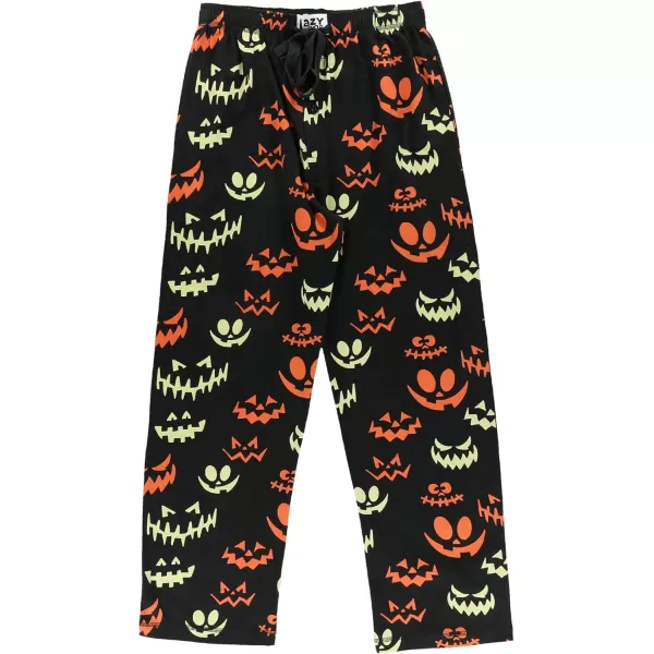 Lazy One Pajama Pants For Men Mens Separate Bottoms Lounge PantsSpooky Faces Pj Pant