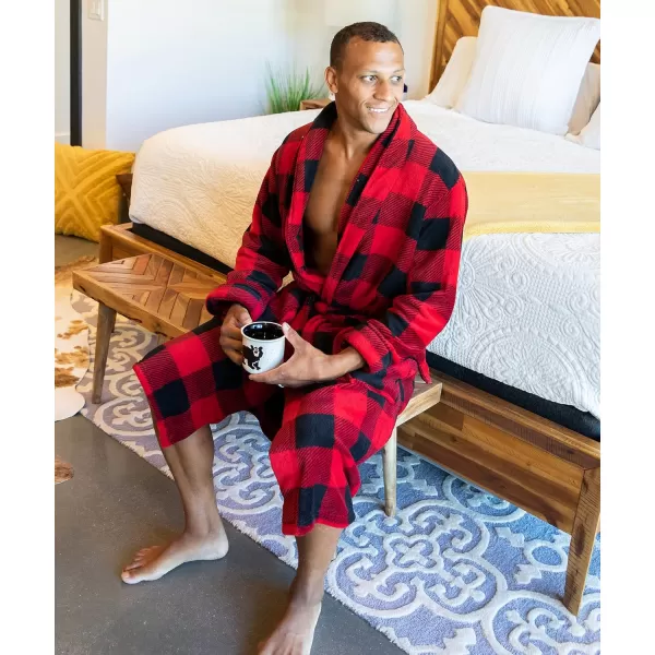 Lazy One UltraCozy Plaid Bathrobes for MenMoose Plaid Bathrobe