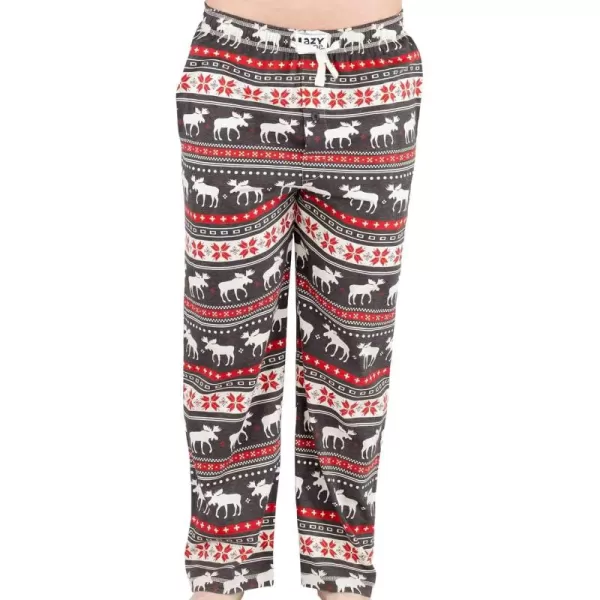 Lazy One Animal Pajama Pants For Men Mens Separate Bottoms Lounge PantsCabin Fair Isle Pajama Pants