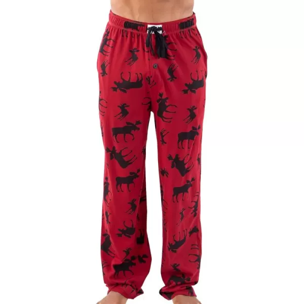Lazy One Animal Pajama Pants For Men Mens Separate Bottoms Lounge PantsClassic Moose Mens Pajama Pants