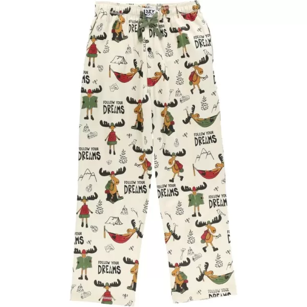 Lazy One Animal Pajama Pants For Men Mens Separate Bottoms Lounge PantsFollow Your Dreams Pajama Pants