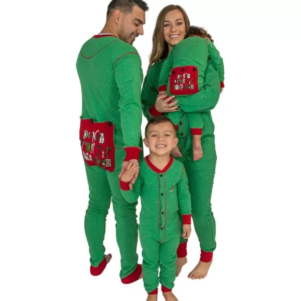 Lazy One Flapjacks Matching Christmas Pajamas for The Dog Baby ampamp Kids Teens and Adults Dont Open Til Christmas Small