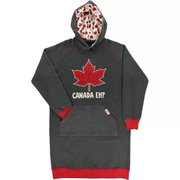 Lazy One Oversized Hoodie Sweatshirt Comfortable SleepwearCanada Eh Sleep Hoodie