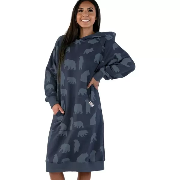 Lazy One Oversized Hoodie Sweatshirt Comfortable SleepwearGet Lost Sleep Hoodie
