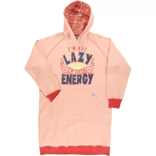 Lazy One Oversized Hoodie Sweatshirt Comfortable SleepwearLazy Energy Sleep Hoodie