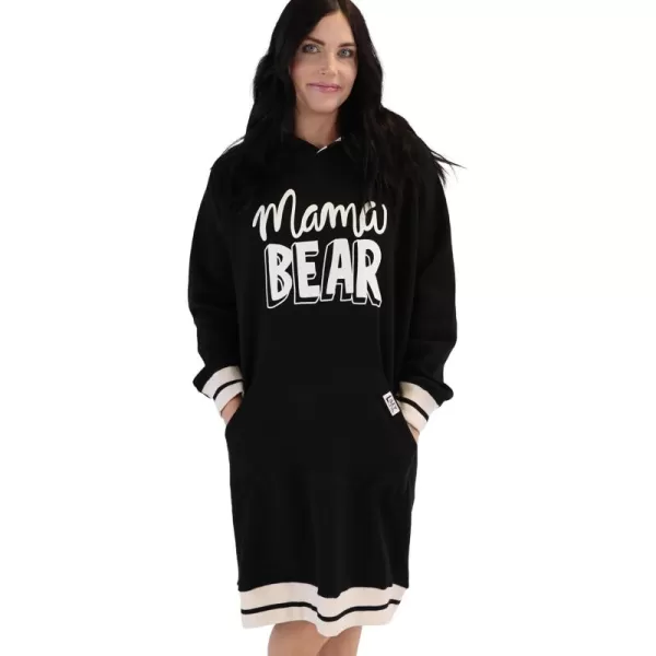Lazy One Oversized Hoodie Sweatshirt Comfortable SleepwearMama Bear Sleep Hoodie