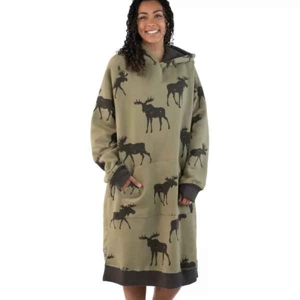 Lazy One Oversized Hoodie Sweatshirt Comfortable SleepwearMountain Made Sleep Hoodie