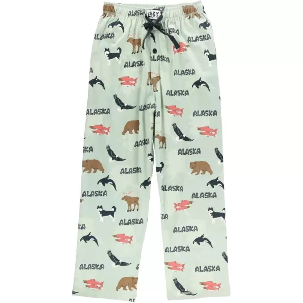 Lazy One Pajama Pants For Men Mens Separate Bottoms Lounge Pants Funny HumorousAlaska Pajama Pants