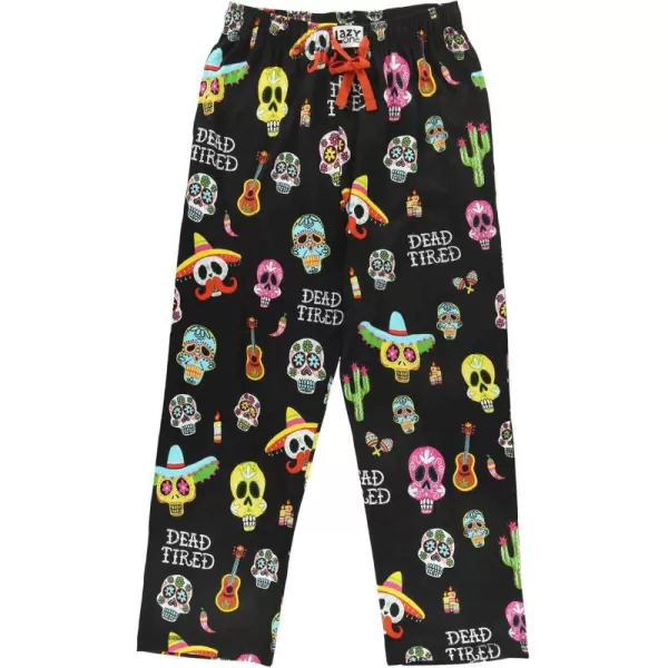 Lazy One Pajama Pants For Men Mens Separate Bottoms Lounge Pants FunnyDead Tired Colorful Pajama Pants