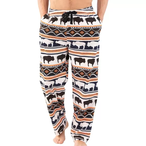 Lazy One Pajama Pants For Men Mens Separate Bottoms Lounge Pants FunnyWhite black Buffalo Fair Isle Mens Pants