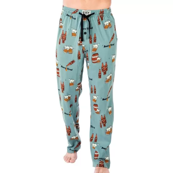 Lazy One Pajama Pants For Men Mens Separate Bottoms Lounge PantsBeery Tired Pajama Pants