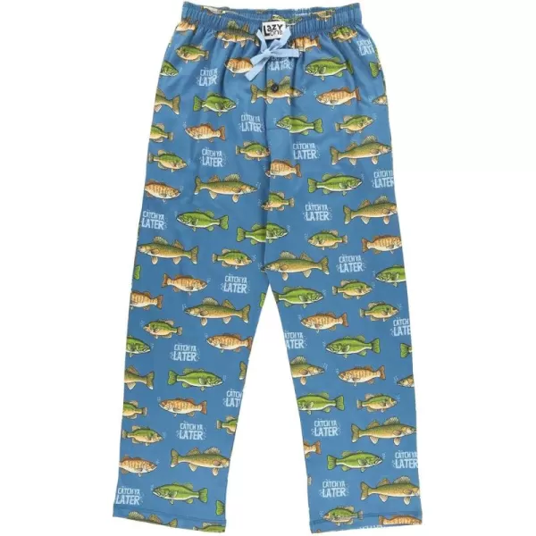 Lazy One Pajama Pants For Men Mens Separate Bottoms Lounge PantsCatch Ya Later Pj Pant