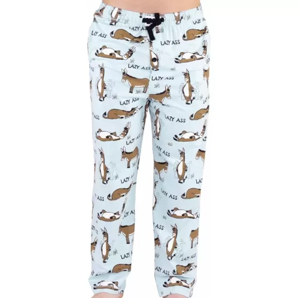 Lazy One Pajama Pants For Men Mens Separate Bottoms Lounge PantsLazy Ass Blue Pj Pant