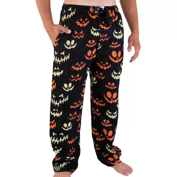 Lazy One Pajama Pants For Men Mens Separate Bottoms Lounge PantsSpooky Faces Pj Pant