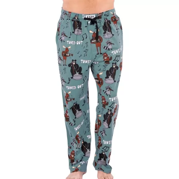 Lazy One Pajama Pants For Men Mens Separate Bottoms Lounge PantsTuned Out Pajama Pants