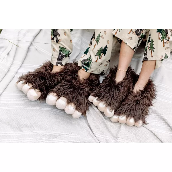 Lazy One Animal Critter Slippers for Kids and Adults Cute Slippers for Kids Cozy SlippersBigfoot Critter Slipper