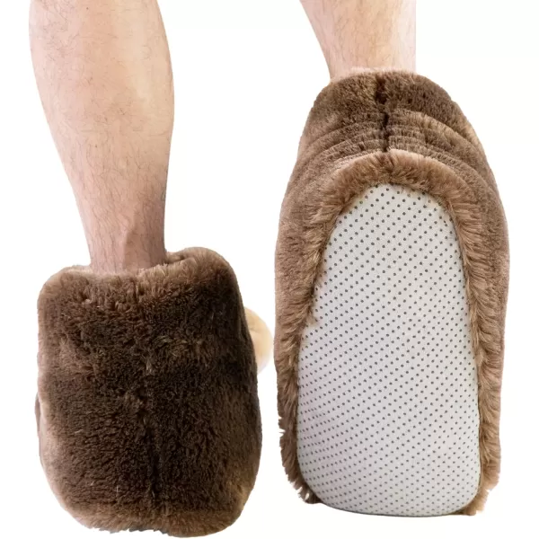 Lazy One Animal Critter Slippers for Kids and Adults Cute Slippers for Kids Cozy SlippersMoose Critter Slipper