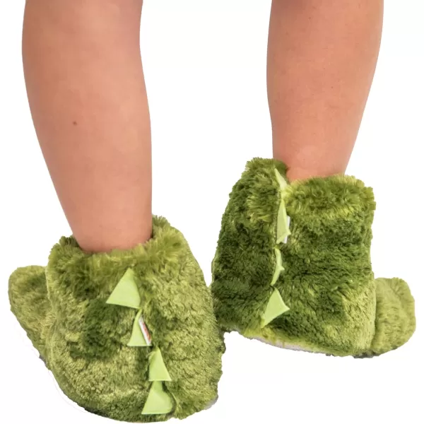 Lazy One Animal Paw Slippers for Kids and Adults Fun Costume for Kids Cozy Furry SlippersGreen