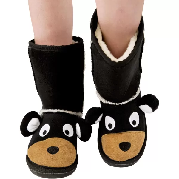 Lazy One Animal Slipper Boots for Kids Cozy Childrens SlippersBear Boot Toasty Toez