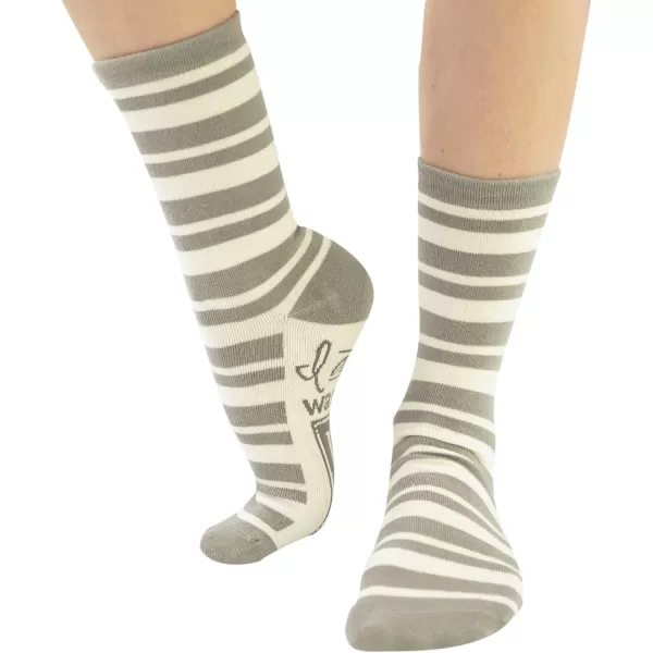 Lazy One CrewLength Funny Socks for Women and Men Crazy Crew Socks with Designs Novelty Socks in Adult Sizes Pack of 2Back to Bed Sock Pack