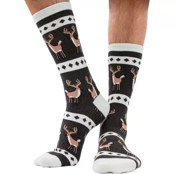 Lazy One CrewLength Funny Socks for Women and Men Crazy Crew Socks with Designs Novelty Socks in Adult Sizes Pack of 2Hunting Sock Pack