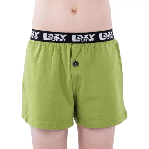 Lazy One Funny Animal Boxers Novelty Boxer Shorts Hunorous Kids Underwear Gag Gifts for BoysBeware of Natural Gas Kids Boxer