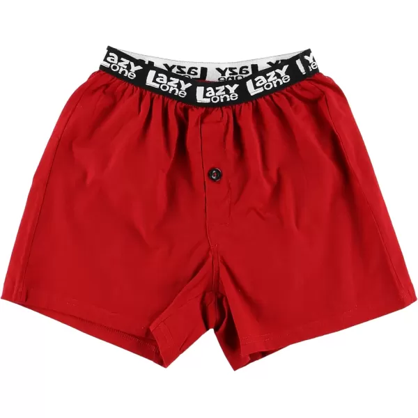 Lazy One Funny Animal Boxers Novelty Boxer Shorts Hunorous Kids Underwear Gag Gifts for BoysHappy Camper Kids Boxer