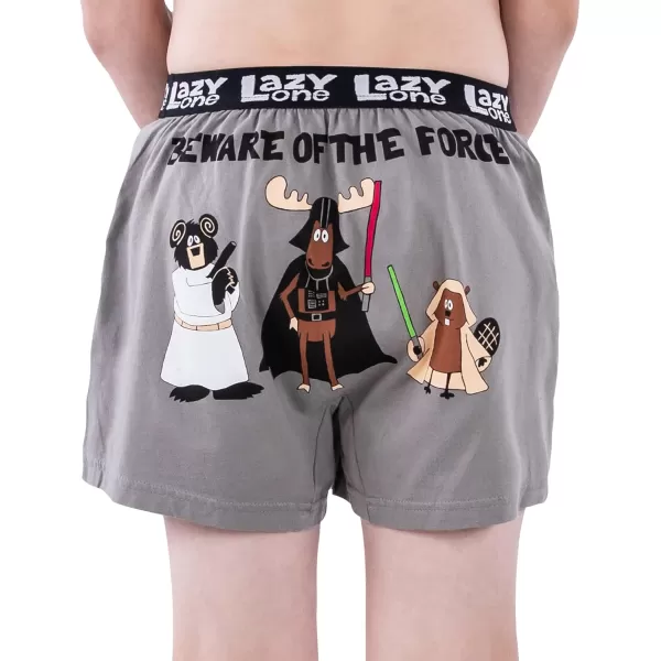 Lazy One Funny Animal Boxers Novelty Boxer Shorts Hunorous Kids Underwear Gag Gifts for BoysMay the Forest Be With You Kids Boxer