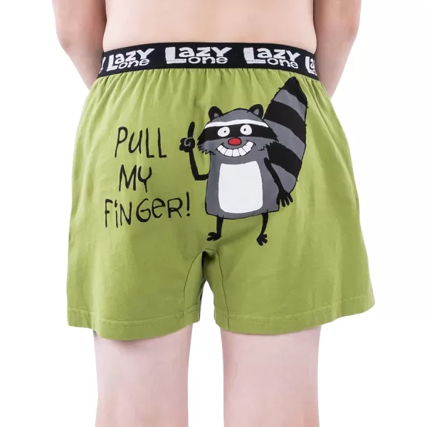 Lazy One Funny Animal Boxers Novelty Boxer Shorts Hunorous Kids Underwear Gag Gifts for BoysPull My Finger Kids Boxer